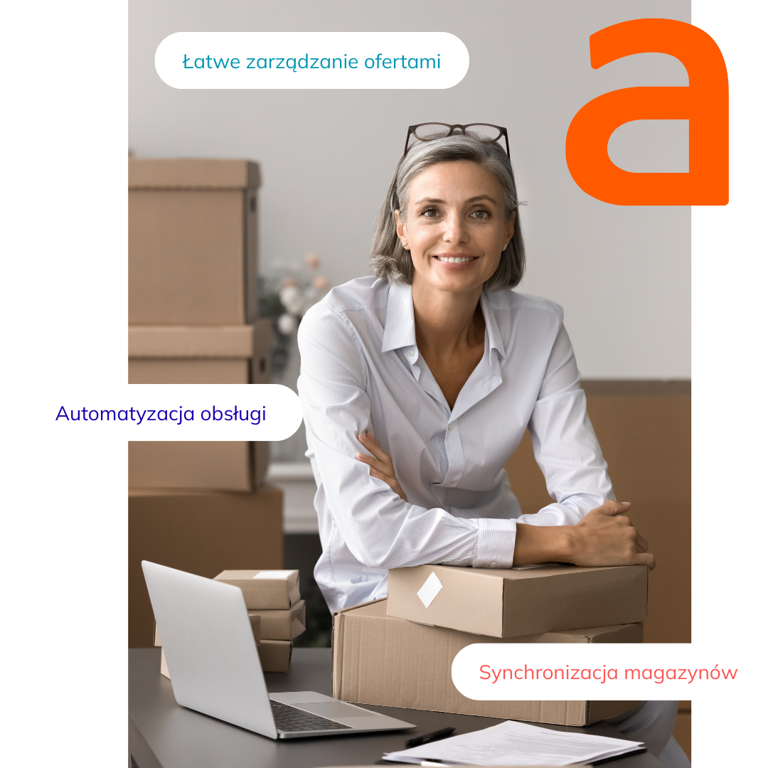 właścicielka sklepu internetowego zarządzająca sprzedażą na Allegro z IDEA Center